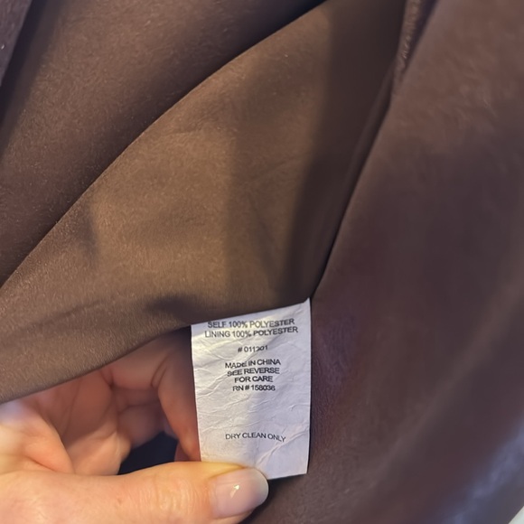 Birdy Grey Mia Convertible Dress Size Small 
Shiny Satin Chocolate Brown - Picture 8 of 8